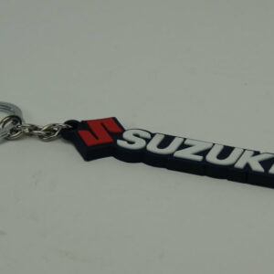 Blue and white key chain