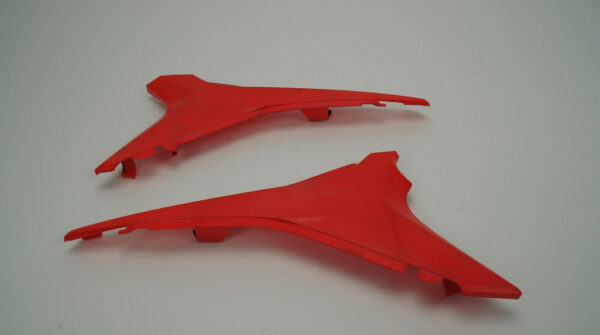Air box covers for CRF 250R, OEM, RED *USED*  (2010 - 2013) - Image 2