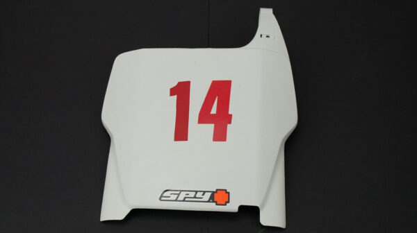 Front number plate White, #14  Honda CRF 250R 2006 *USED* - Image 2