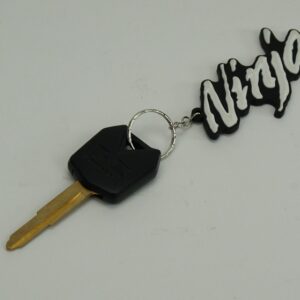 Blank / Uncut Key for Kawasaki Ninja 650/ Z1000 motorcycles (Black)