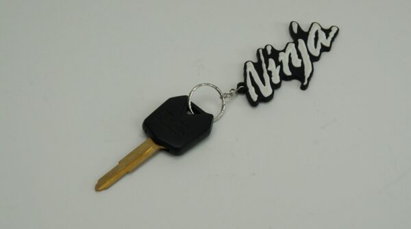Blank / Uncut Key for Kawasaki Ninja 650/ Z1000 motorcycles (Black)