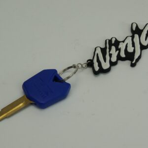 Blank / Uncut Key for Kawasaki ninja 650 / Z1000 motorcycles (Blue)