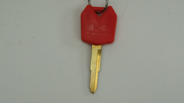 Blank / Uncut Key for Kawasaki ninja 650 motorcycles (Red) - Image 2