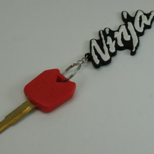 Blank / Uncut Key for Kawasaki ninja 650 motorcycles (Red)