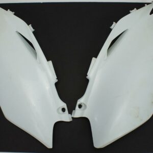 Honda CRF 250R Rear side covers OEM White *USED