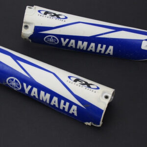 Fork Guars, OEM White w/ factory effex graphics for Yamaha YZ 250 F